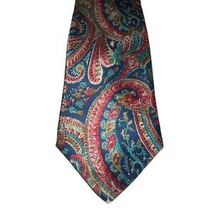 Surrey Paisley 100% Silk Necktie Mens 60" Vintage Classic